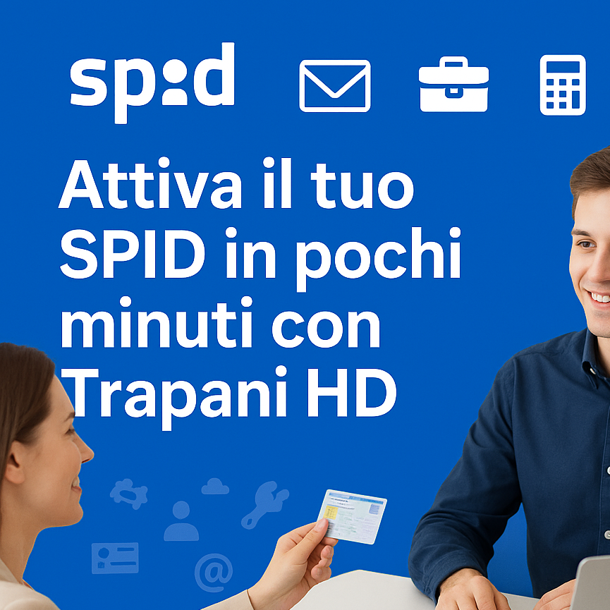 Attiva lo SPID con Trapani HD: semplice, veloce e sicuro a Trapani